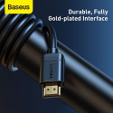 Baseus Video Cable High definition Series HDMI To HDMI 4K 60 Hz, 3D HDR, 18 Gbps, 1m Black (CAKGQ-A0