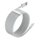 Baseus Type-C Simple Wisdom cable (2pcs/set) 5A 1.5m White (TZCATZJ-02)