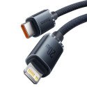 Baseus Type-C - Lightning cable, Crystal Shine Series Fast Charging Data Cable 20W 1.2m Black (CAJY0