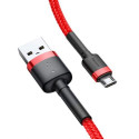 Baseus Micro USB Cafule Cable 1.5A 2m Red + Red (CAMKLF-C09)