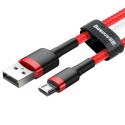 Baseus Micro USB Cafule Cable 1.5A 2m Red + Red (CAMKLF-C09)