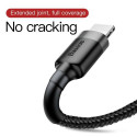 Baseus Lightning Cafule Cable, 2A, 3m Gray/Black (CALKLF-RG1)