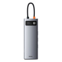 Baseus HUB Metal Gleam Series 9-in-1 Multifunctional (Type-C to 3x USB3.2/PD 100W/VGA Full HD 60Hz/H
