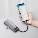 Baseus HUB Metal Gleam Series 9-in-1 Multifunctional (Type-C to 3x USB3.2/PD 100W/VGA Full HD 60Hz/H