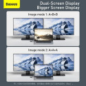 Baseus HUB Metal Gleam Series 9-in-1 Multifunctional (Type-C to 3x USB3.2/PD 100W/VGA Full HD 60Hz/H