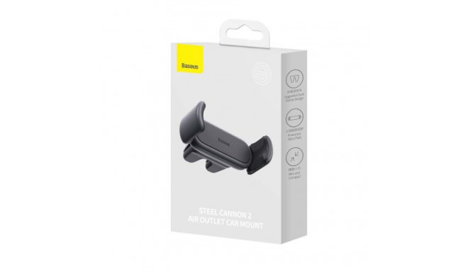 Baseus Car Mount Steel Cannon 2 Smartphone holder for the ventilation grille from 4.7 to 6.76 inch, 