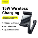 Baseus Car Mount Wireless Charger Energy Storage Backseat phone holder 15W Black (WXHZ-01)