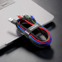 Baseus Cable Fast 4-in-1 For Lightning + Type-C(2) + Micro 3.5A 1.2m Black (CA1T4-B01)