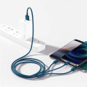 Baseus Cable Superior Series 3-in-1 Fast Charging Data Cable USB to M+L+C 3.5A 1.5m Blue (CAMLTYS-03