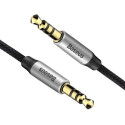 Baseus Audio Yiven M30 Cable 1.5M Silver/Black (CAM30-CS1)