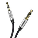 Baseus Audio Yiven M30 Cable 1.5M Silver/Black (CAM30-CS1)