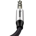 Baseus Audio Yiven M30 Cable 1.5M Silver/Black (CAM30-CS1)