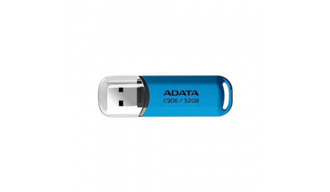 ADATA AC906-32G-RWB USB flash drive 32 GB USB Type-A 2.0 Blue, Transparent