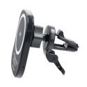 Car holder to air vent with wilress charging support MagSafe charging 15W D10 black