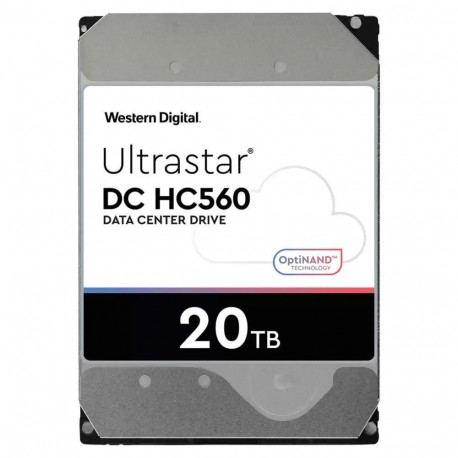 HDD|WESTERN DIGITAL ULTRASTAR|Ultrastar DC HC560|WUH722020BLE6L4|20TB|SATA|512 MB|7200 rpm|3,5"|0F38