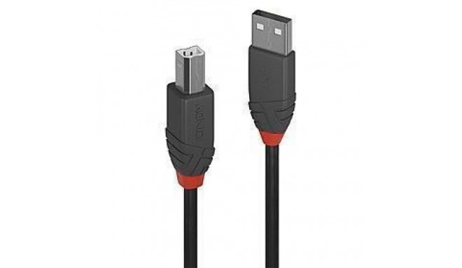 LINDY CABLE USB2 A-B 5M/ANTHRA 36675