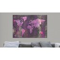 Seinapilt - Amethyst Map - 60x40