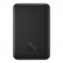 Akupank juhtmevaba laadimisega + USB-C pesaga, 10.000 mAh, 20W, MagSafe, must, Magnetic Mini, Baseus