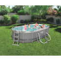 Bestway 56620 Power Steel Oval Pool Set