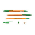 Ballpoint pen ErichKrause® R-301 Orange Stick 0.7, ink color: green (box 50 pcs.)