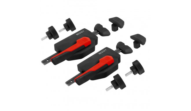 Horizontal pull‑down clamp