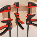 One-handed clamp with rotating handle EZ360-45