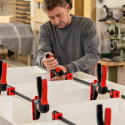 One-handed clamp with rotating handle EZ360 300/80