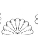 CARVER TEMPLATE ROSETTE SMALL SPANISH FAN