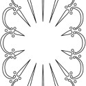 CARVER TEMPLATE FLEUR-DE-LYS
