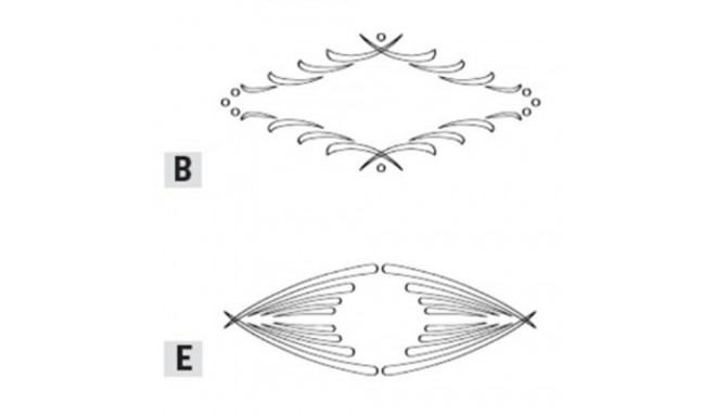 CARVER šabloon HANDLE SURROUND "FLORENTINE"