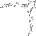 CARVER TEMPLATE CORNER DESIGN ´´FLORENTINE´´