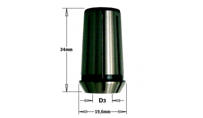 COLLET FOR ROUTER D=12.7mm