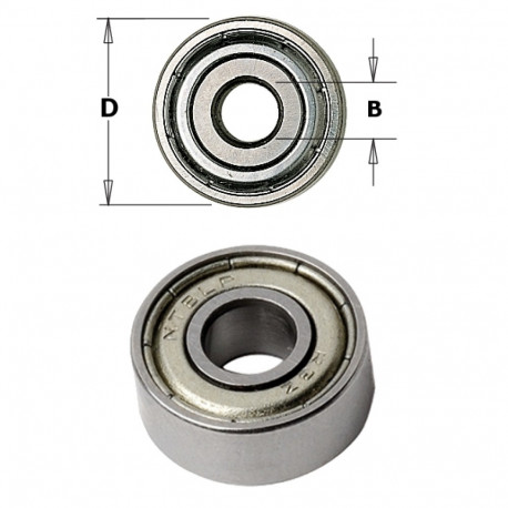 BEARING d=4.763 D=12.5 SP=4.98mm