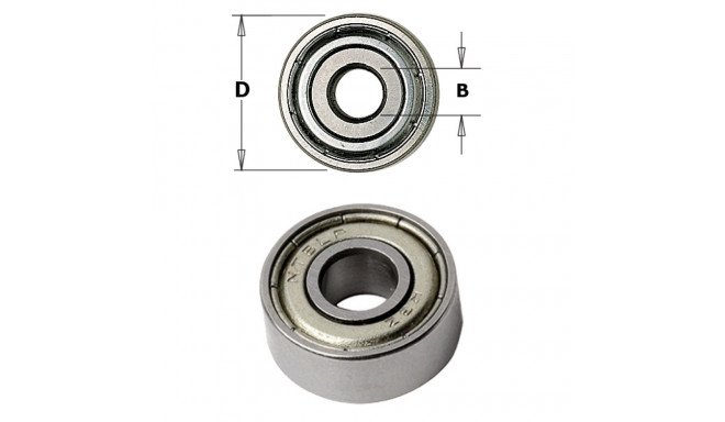 Laager d=8 D=24 mm