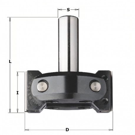 Reguleeritav CNC frees D=85/102x39.5 Z2 S=20x50 H