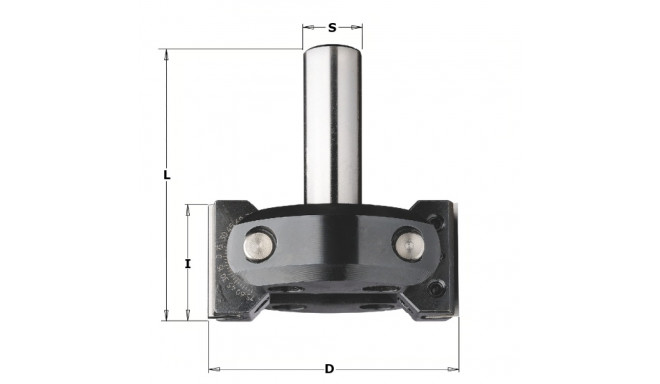 ADJUSTABLE CHAMFERING CNC ROUTER CUTTER Z2 S=20X50 D=85/102X39.5 RH