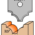 PROFILED KNIFE FOR MDF   RH   (ROUTER BIT 616.200)