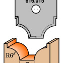 PROFILED KNIFE FOR MDF   RH   (ROUTER BIT 616.200)