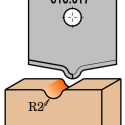 PROFILED KNIFE FOR MDF   RH   (ROUTER BIT 616.200)