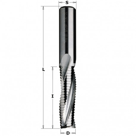 Spiraalfrees, üles.v HM D=20x60x120 Z3R RH