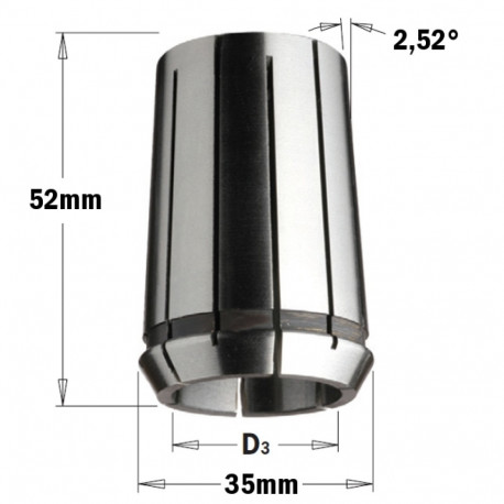 Tsang, DIN6388 EOC25 D=8 mm (5/16")