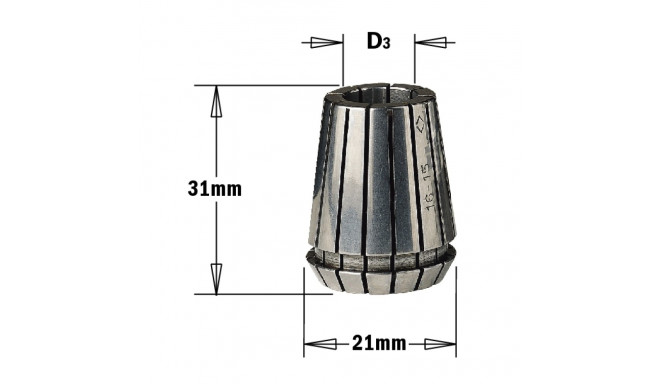 ER20 PRECISION COLLET D=9
