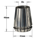 ER40 PRECISION COLLET D=7