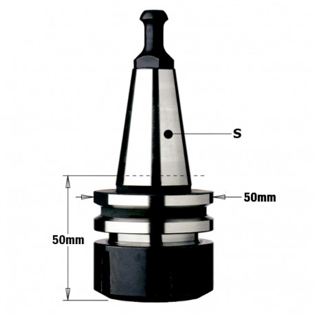 CNC padrun, ER32 S=ISO30/IMA... RH