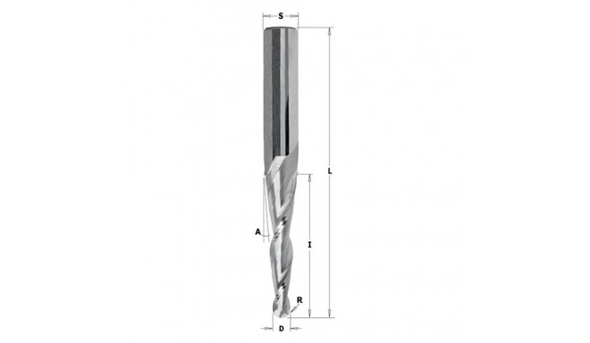 CONICAL SPIRAL BIT HWM S=12 D=2x80x120 RH