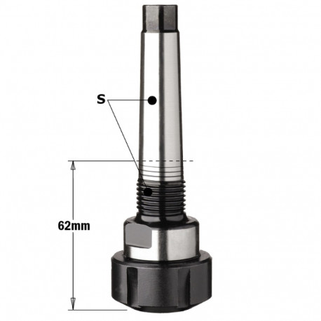 MK2 võll 123 tsangile S=MK2/20x14Fx1 LH