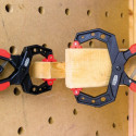 Ratcheting spring clamp