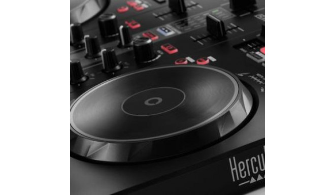 Hercules INPULSE 300 MK2 Vinyl scratcher Black, Red