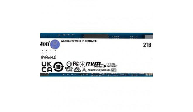 Kingston SSD 2000G NV2 M.2 2280 PCIe 4.0 NVMe SSD