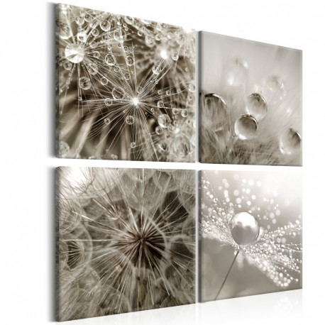 Seinapilt - Grey Dandelion - 90x90